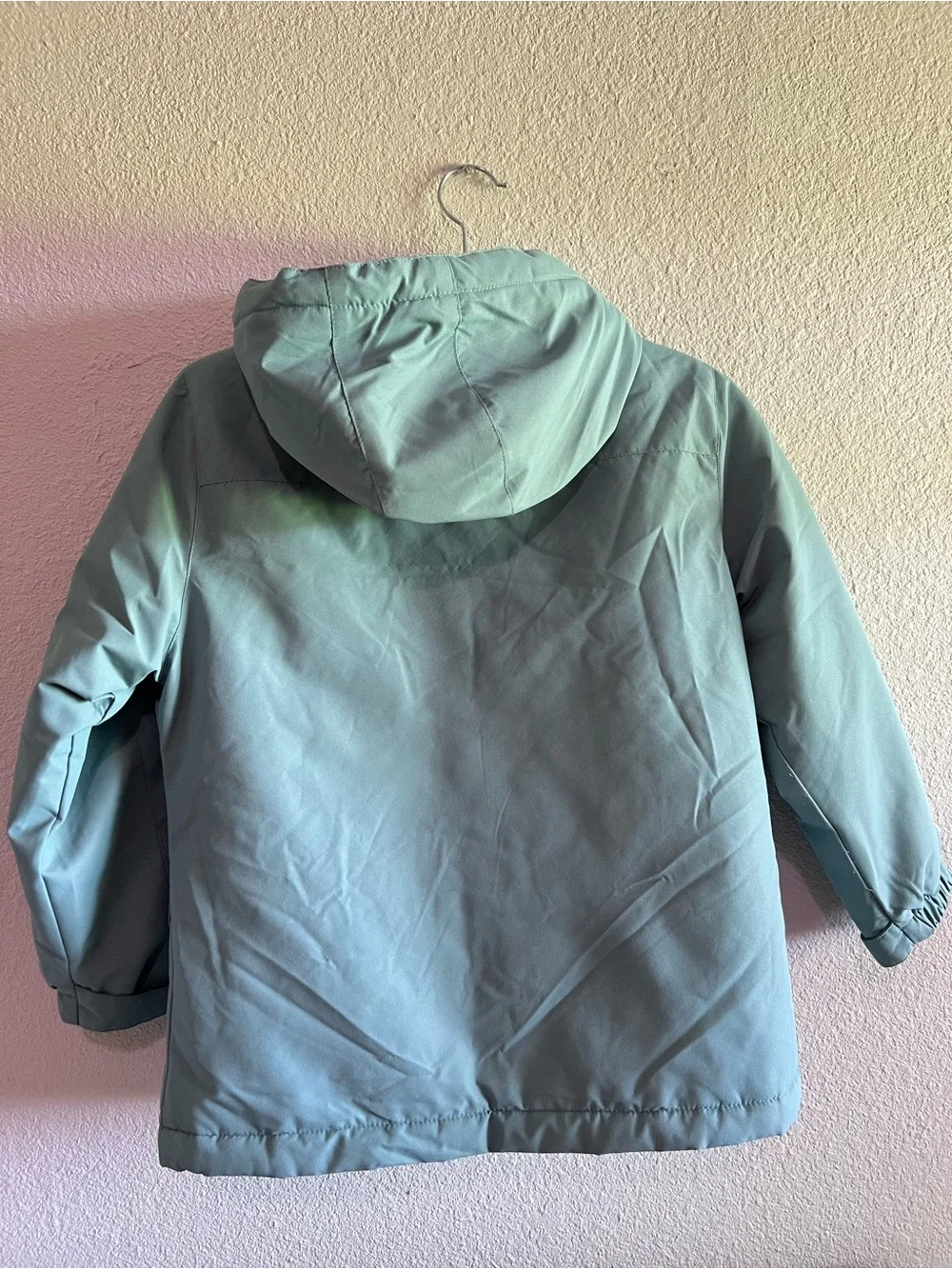 Swiss Tech Kids Mint Hooded Raincoat